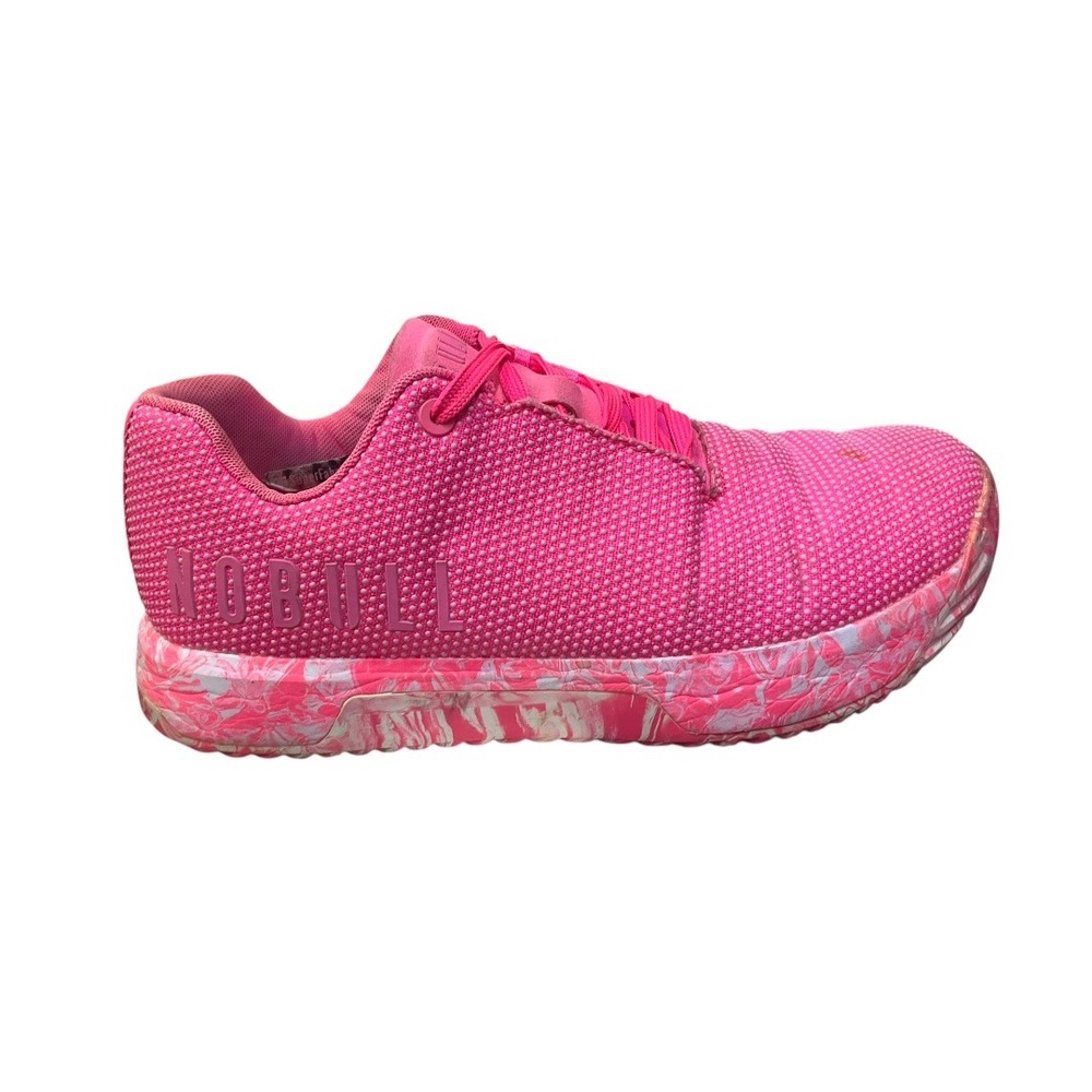 NOBULL Pink SuperFabric Trainer Women's Cross Training Shoes Marbled Sole - Picture 3 of 6